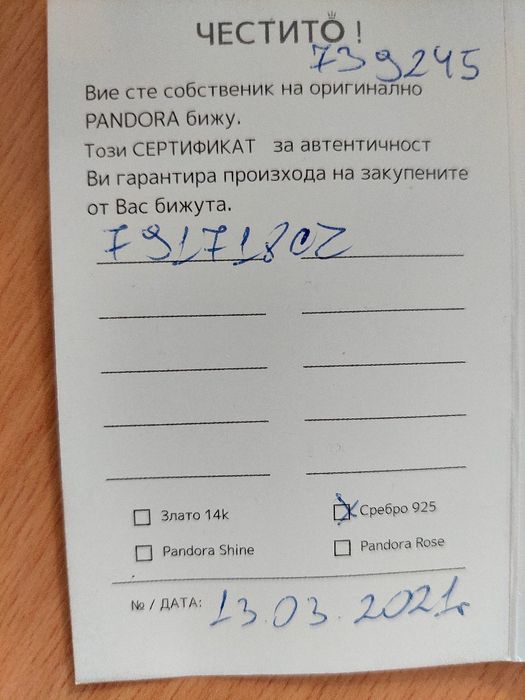 Талисмани Pandora