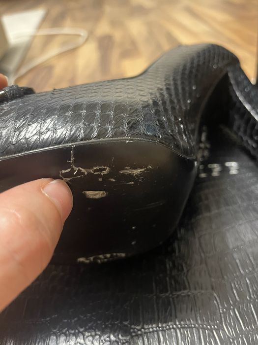 Philipp Plein Lady Heels Python snakeskin leather