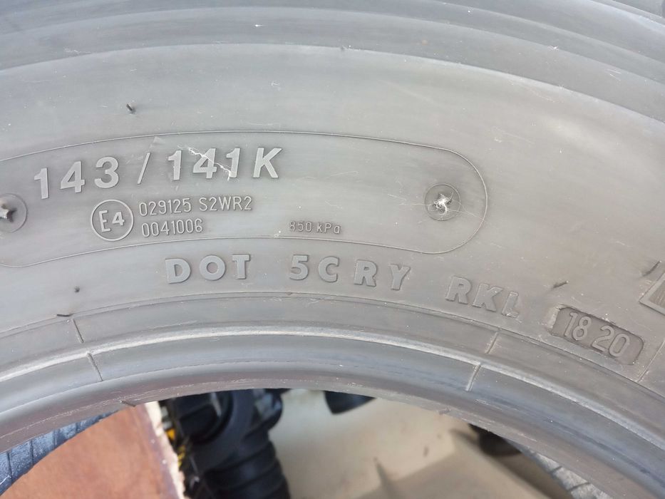 1 гума за ремарке 265/70R19.5 Bridgestone R-Trailer 001 143/141K FRT