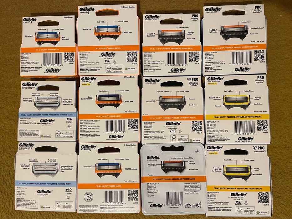 Gillette fusion Proglide Power, Рroshield