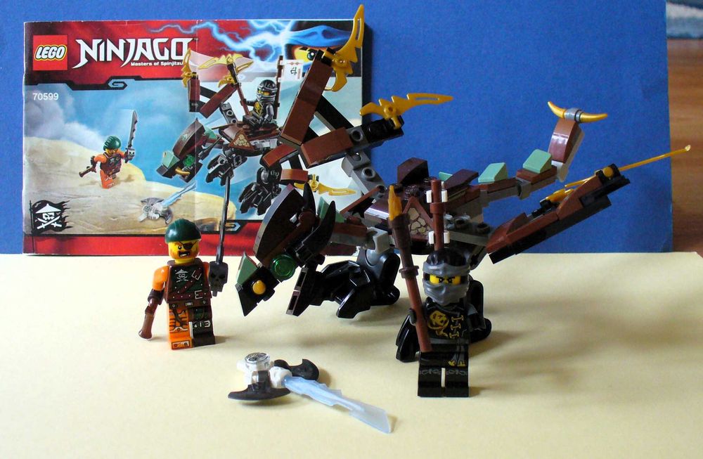 LEGO® Ninjago 70599 “Cole’s Dragon" и "Nexo knights" 70312