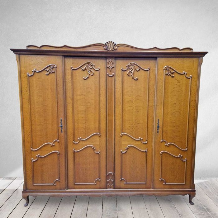 *ПРОМОЦИЯ* Четирикрилен гардероб в стил "ЛУИ XV"