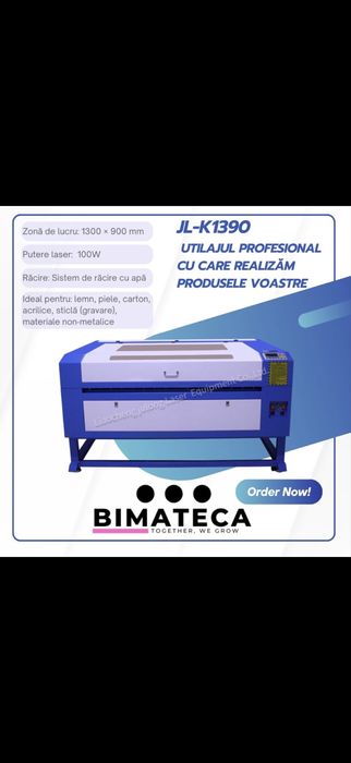Gravator laser cu 2 capete de gravare
