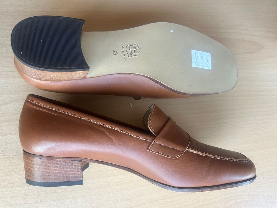 Кафяви обувки Vera Pelle-нови