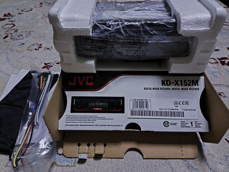 Магнитола JVC 1DIN. Оригинал. Новый.