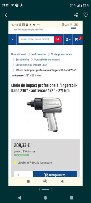 Cheie de Impact Profesionala Ingersoll Rand 236