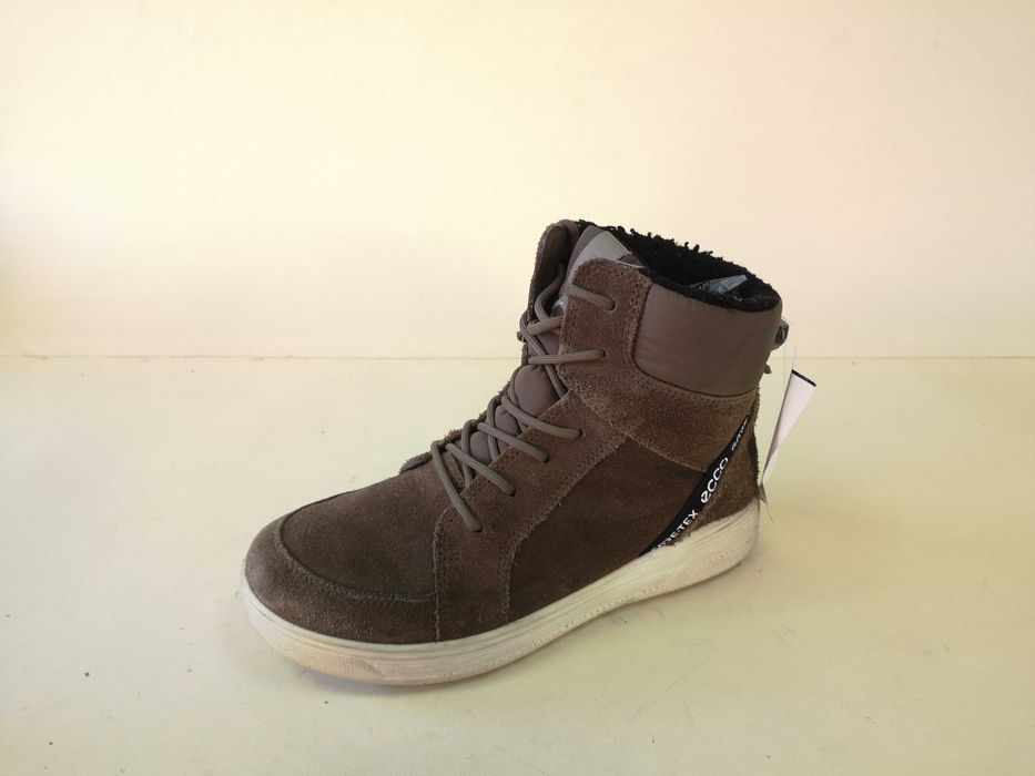 Ghete dama copii 35 36 bocanci piele naturala imblaniti  ECCO-  ca NOI