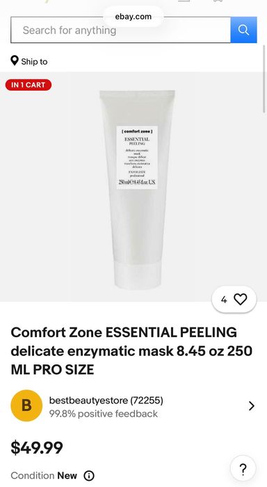Mască peeling enzimatic pentru exfoliere Comfort Zone 250ml