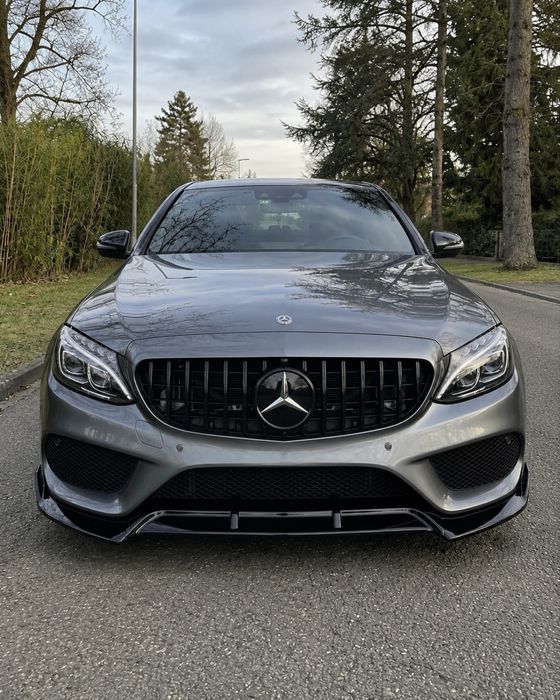 Преден лип спойлер Mercedes W205/S205 AMG-Line Pre-Facelift (2014-2018)