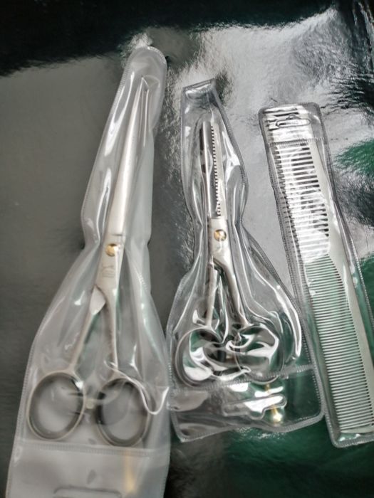set foarfeci profesionale jaguar tuns filat pieptăn 7.5