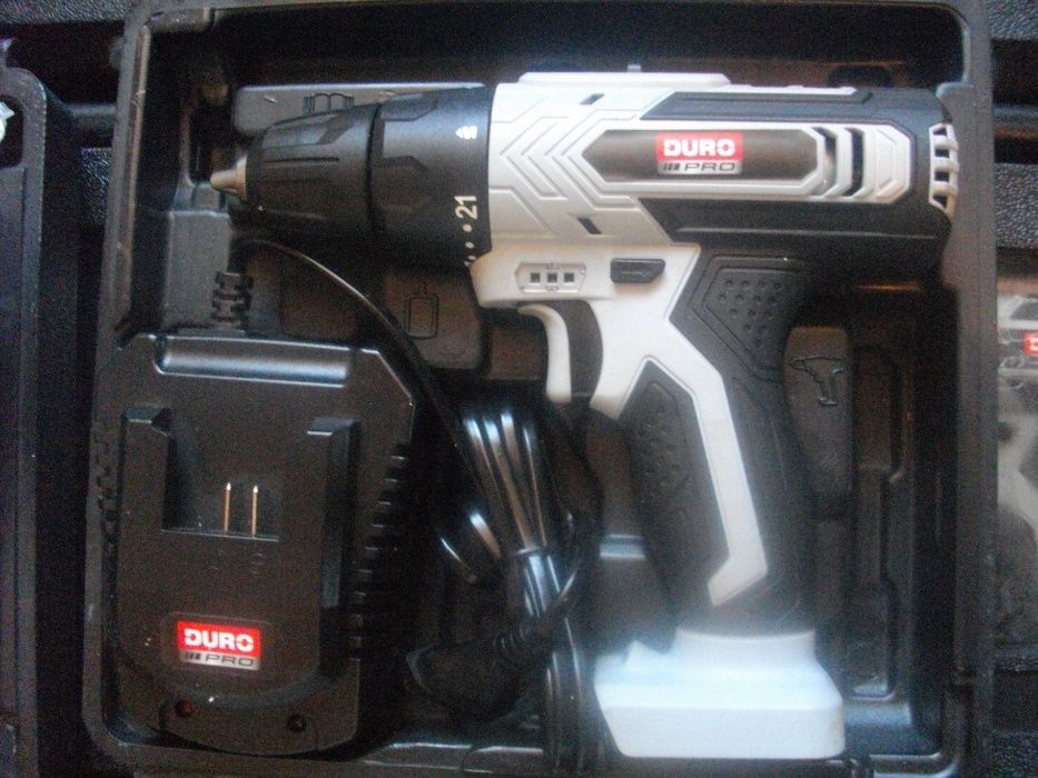 Нов 12V Li-ion Workzone DuroPro Боди Винтоверт+Зарядно+Куфар Немски12В