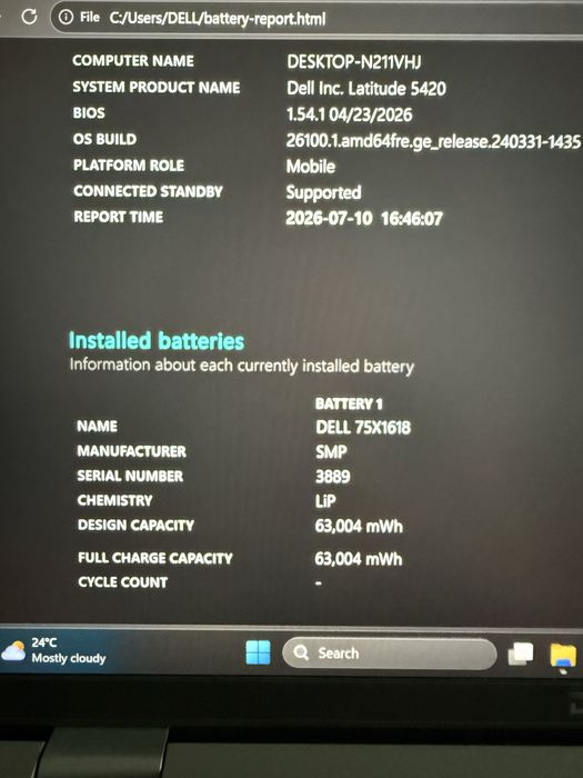 Dell latitude 5420 i5 1145G7, 32gb RAM, ssd 500 gb