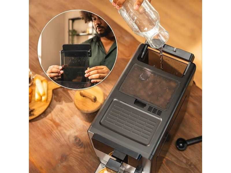 Кафеавтомат Cecotec Cremmaet Latte Touch - 1350W, 19bar, Черен