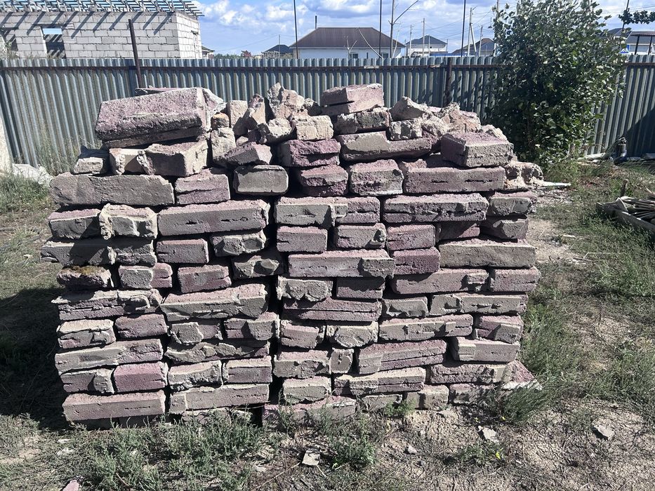 Камень, фасадный, б/у