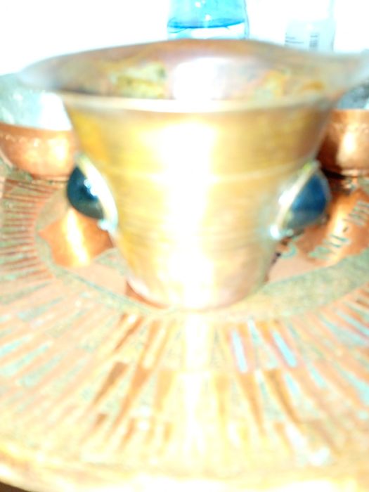 Медни пана/подноси,  джезвета, чаши, пепелници, вази,