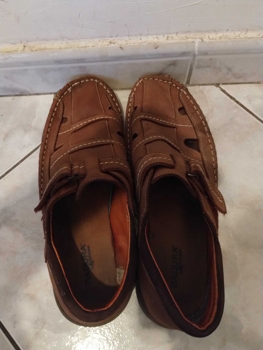 Sandale BADURA, masura 45, piele naturala