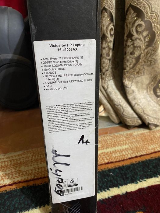 HP Viktus Laptop 16-e1008AX