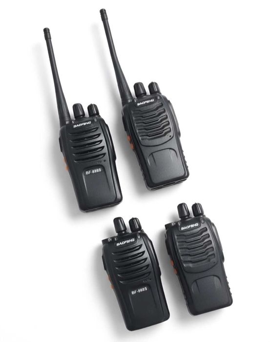 Комплект радиостанции Baofeng Bf-666s, 5w, 16 канала, 4 броя