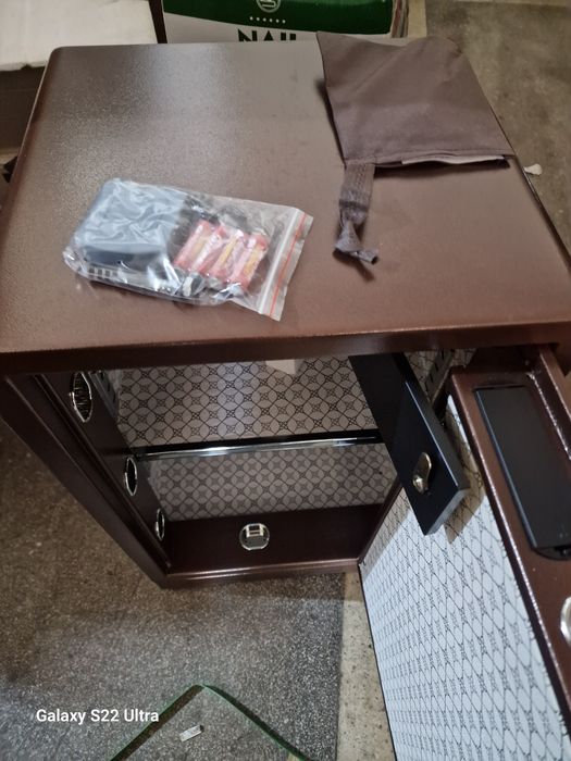 Seif metalic 70cm cu sertar interior
