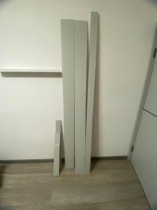 Планка доборная (доборка) серый софт