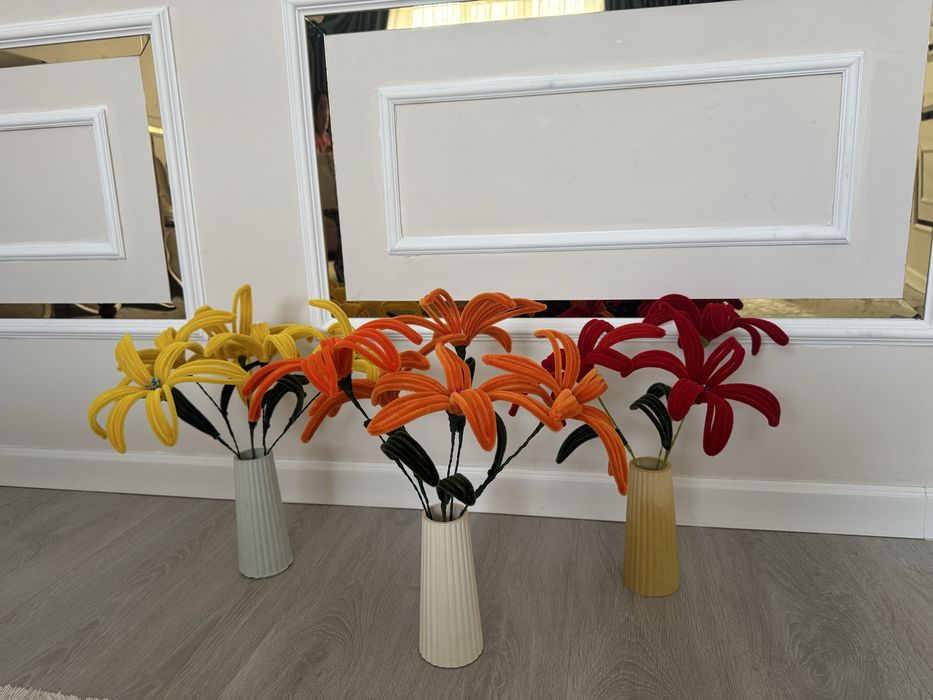 Вечные цветы ручной работы.