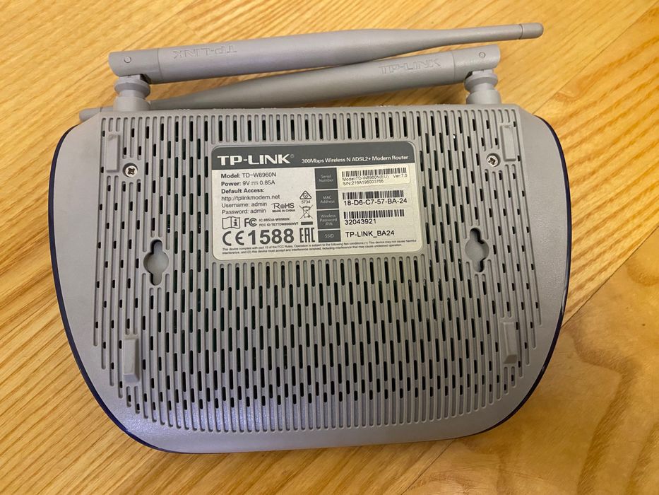 Модем-Роутер TP-Link TD-W8960N (300Mbps)