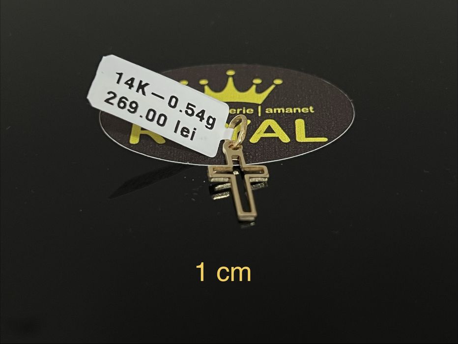 Bijuteria Royal CB : Pandant aur nou 14k 0,54gr