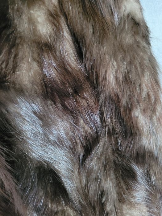 Дълго палто естествен косъм лисица размер М/Л