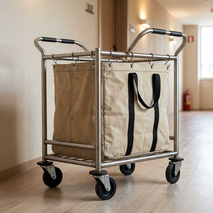 Гостиничная тележка 2 в 1 Nerjaveyka Нержавейka / Hotel uchun Шпилька