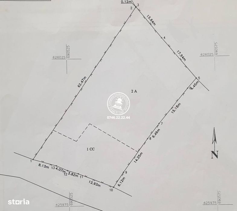 Teren intravilan, 1560mp, de vanzare in Cornesti - Miroslava