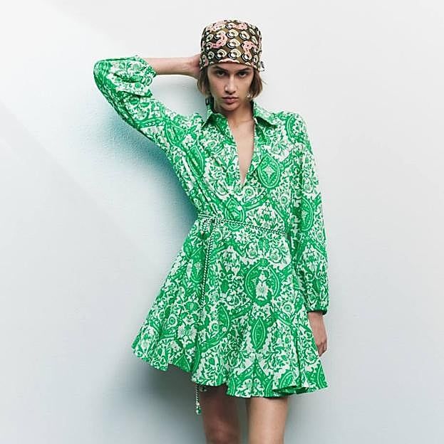 ZARA рокля/риза р-р С