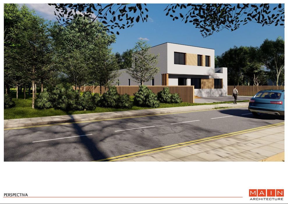 Propietar vand teren Islaz IF, 1000 mp cu casă în construcție