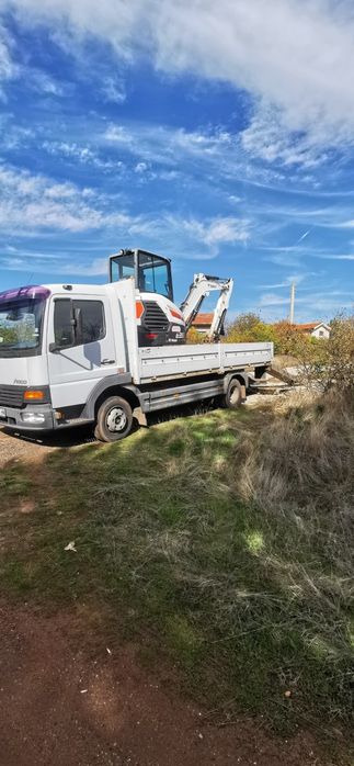 Услуги с  мини багер 3.5т, бобкат, самосвал с кран