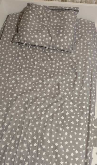 Комплект чаршаф с ластик и калъфка