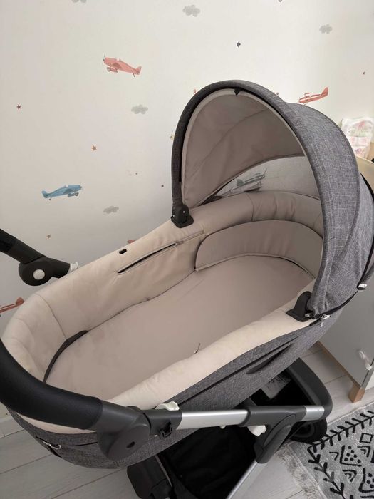 Коляска Stokke Trailz 2 в 1: люлька + прогулка, после химчистки