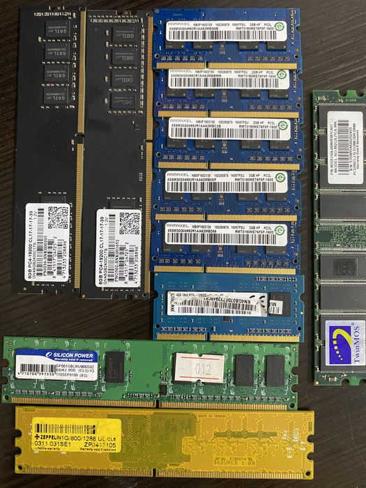 Продам  планки  память ОЗУ