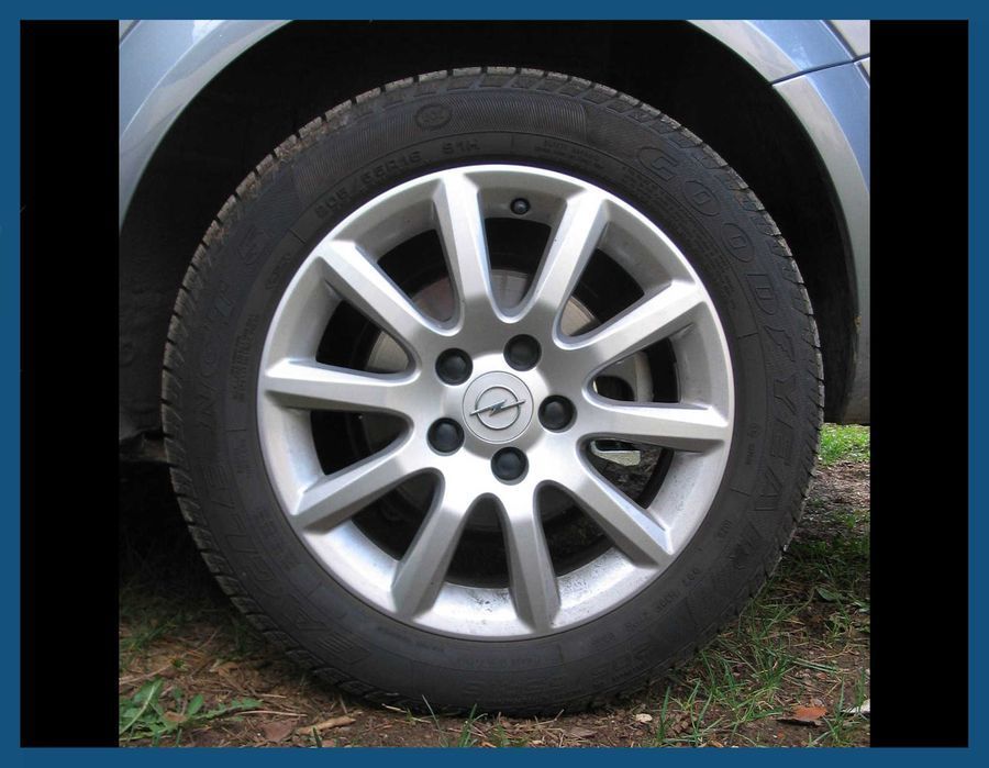 Set 4 capace gri 58mm jante aliaj Opel