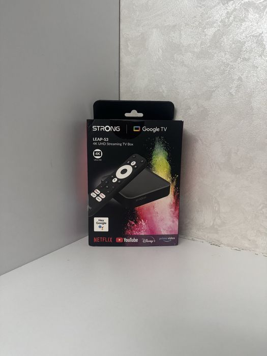Player media, Strong, Leap-S3, Android TV, 4K, UHD, NOU Sigilat
