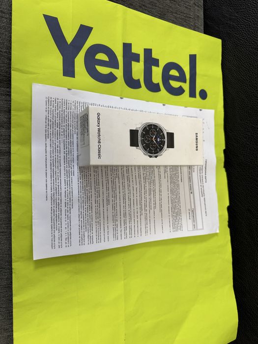 ***ЗАПЕЧАТАН 46mm Samsung watch 8 Classic Yettel Гаранция 2028 Black