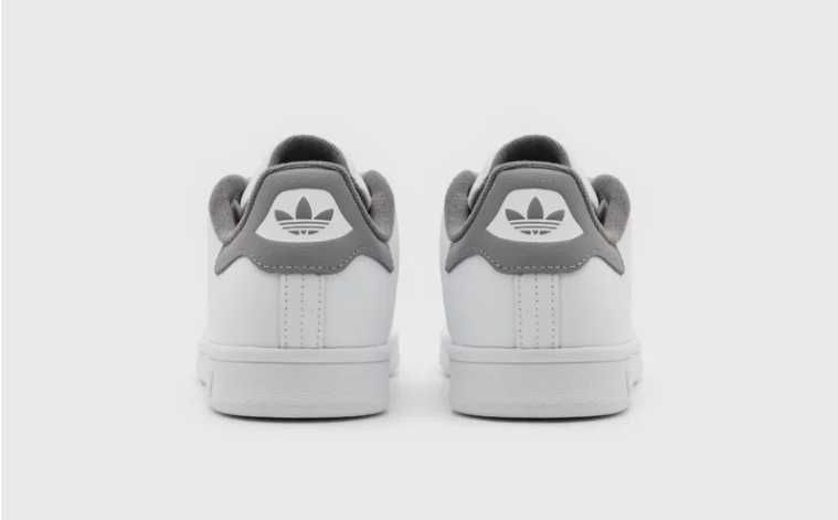 Adidas Originals, Stan Smith, Sneakers din piele naturală, Alb, 41⅓