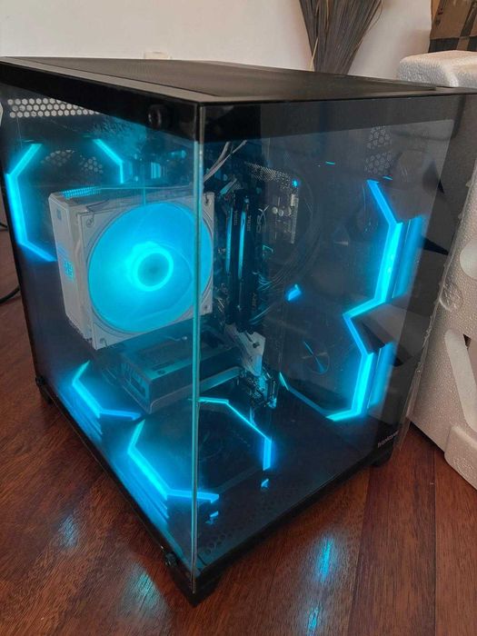 PC Gaming Ryzen 5 5600, ASUS A520M pro4, MSI rtx 5060, 16GB DDR4, SSD 500GB - NOU Sigilat