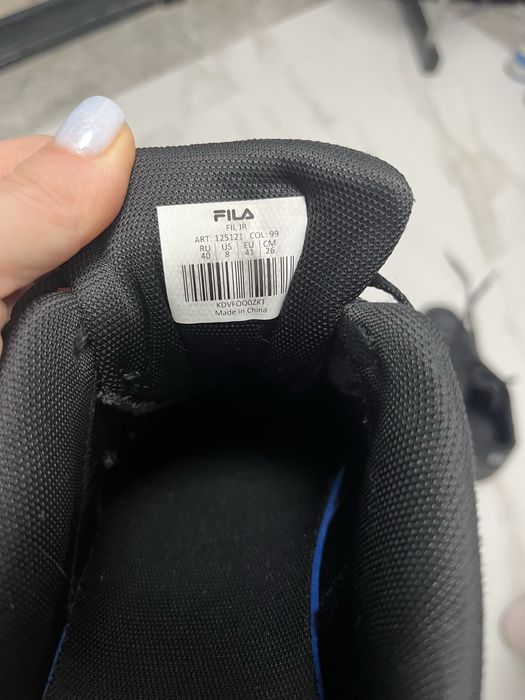 Мужские кеды Fila