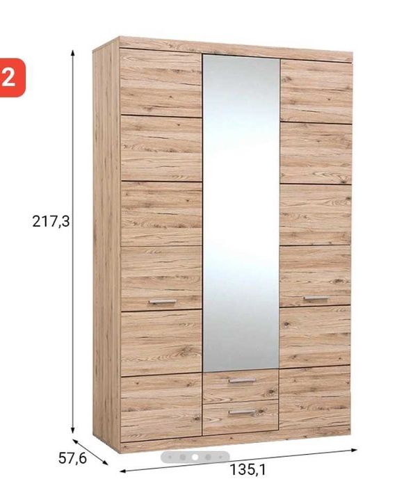 Продаем шифоньер дуб сонома