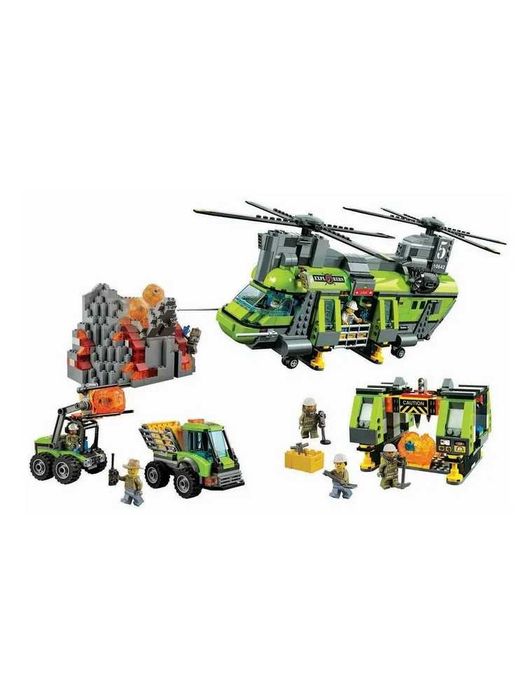 Конструктор "Грузовой вертолет исследователей вулканов"
