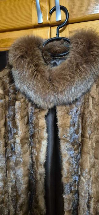 Палто естествена кожа