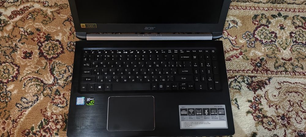 Ноутбук Асер aspire 7