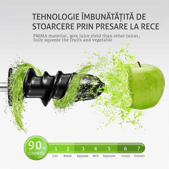 Storcator presare la rece Biovita NutriMax 2 Aproape NOU Garanție 2027