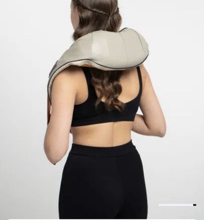 Массажный с подогревом матрас в машину на кресло