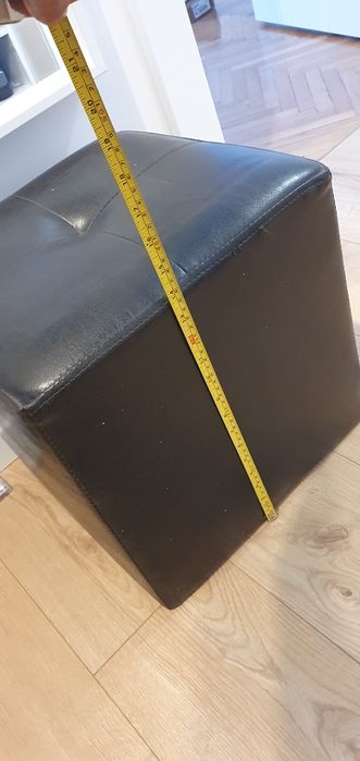 taburet piele ecologica 36cmX36cm