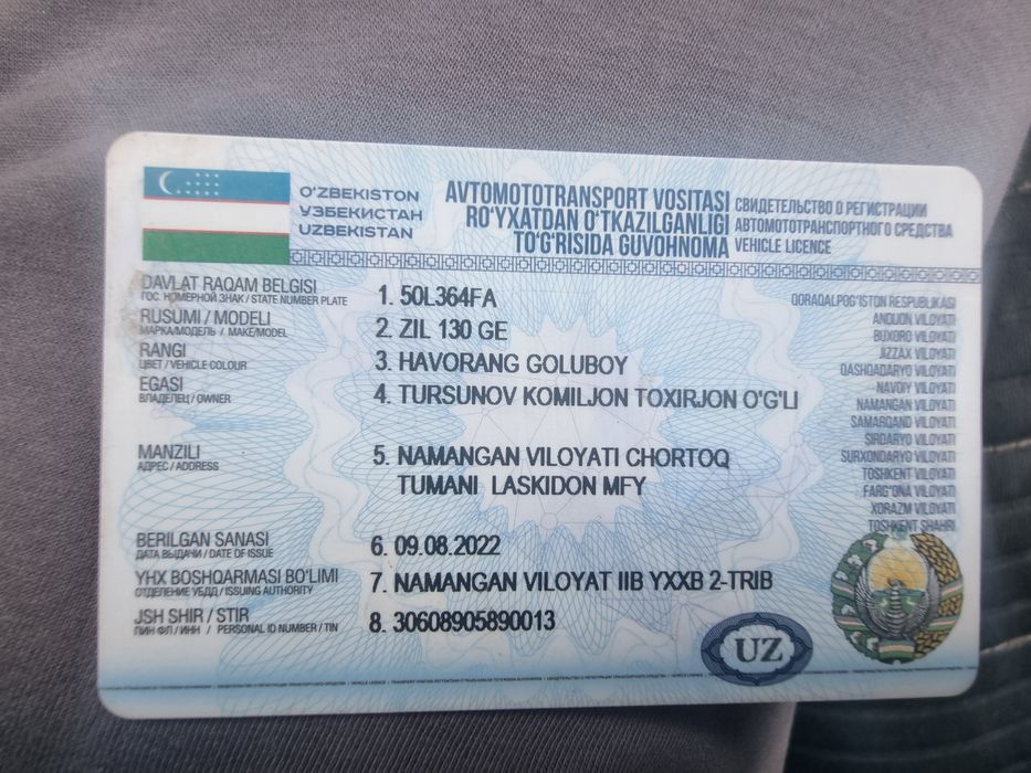 zil 130 sotiladi xolati idyal ishlab turgan